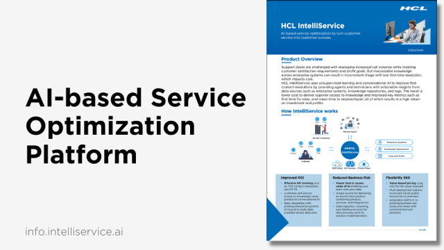 HCL IntelliService Datasheet